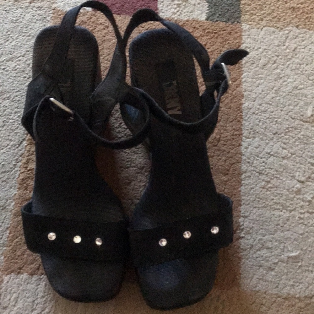 Donna Karan platform shoes